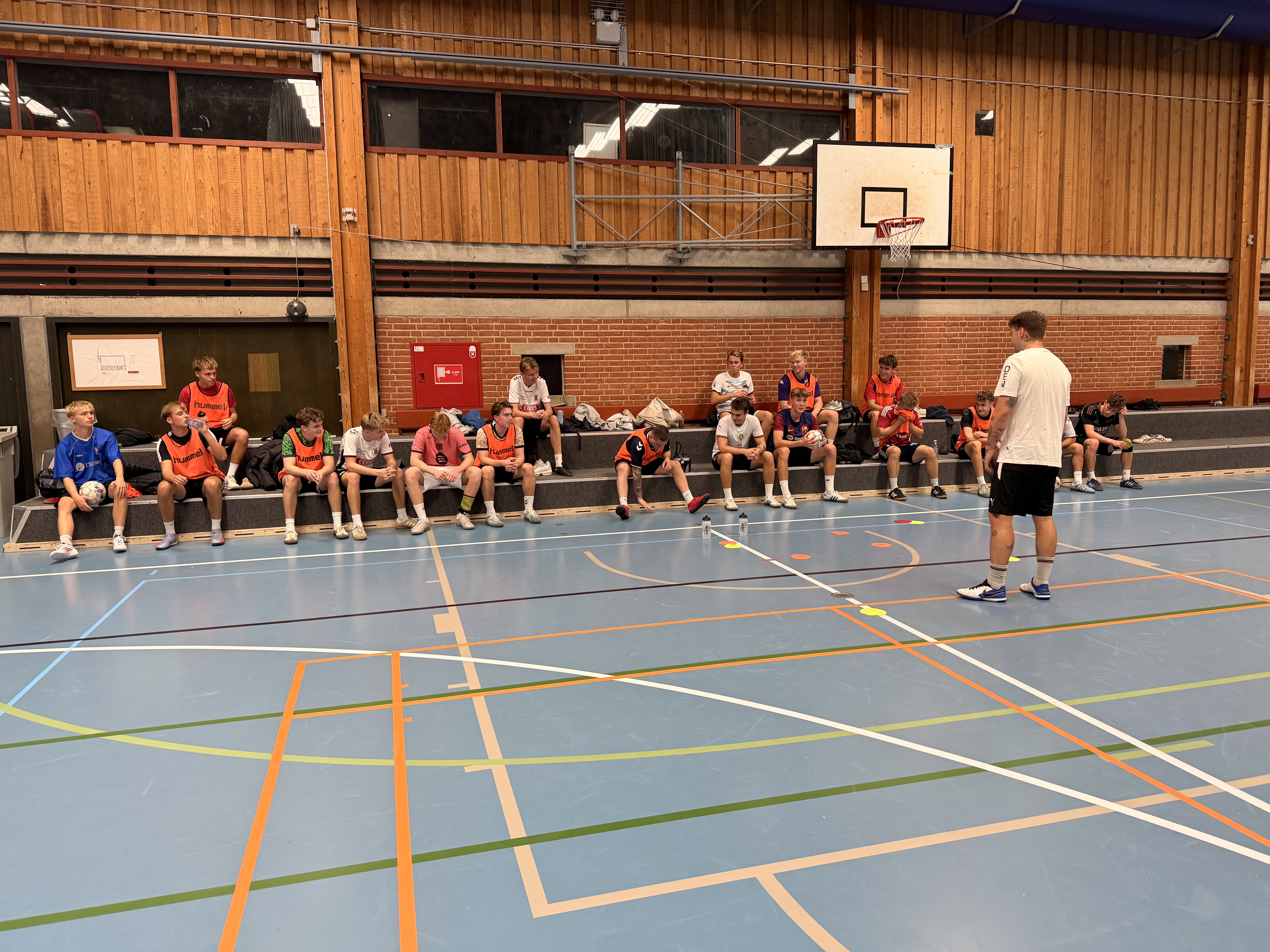 Futsal kamp i Lystrup Hal